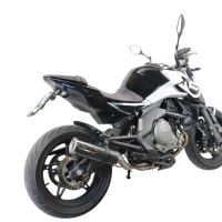 Escape compatible con Cf Moto 650 Nk 2021-2024, M3 Poppy , Escape legal, homologado, silenciador con catalizador, db killer desmontable y tubo de conexión específico 