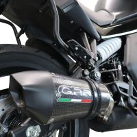 GPR escape compatible con  Cf Moto 650 Gt 2022-2024, New Grand Prix Evo Poppy, Escape legal, homologado, silenciador con db killer desmontable y tubo de conexión específico 