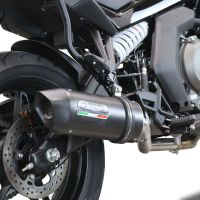 Escape compatible con Cf Moto 650 Gt 2022-2024, Furore Nero, Escape racing, silenciador con db killer y tubos de conexión 