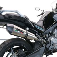 GPR escape compatible con  Cf Moto 800 Mt Touring 2022-2024, New Grand Prix Evo Titanium, Escape legal, homologado, silenciador con db killer desmontable y tubo de conexión específico 
