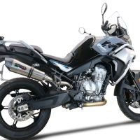 GPR escape compatible con  Cf Moto 800 Mt Touring 2022-2024, New Grand Prix Evo Titanium, Escape legal, homologado, silenciador con db killer desmontable y tubo de conexión específico 