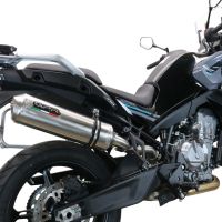 Escape compatible con Cf Moto 800 Mt Sport 2022-2024, Satinox , Escape legal, homologado, silenciador con db killer desmontable y tubo de conexión específico 