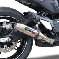 Escape compatible con Cf Moto 700 CL-X Adv 2025-2026, Deeptone Inox, Escape legal, homologado, silenciador con db killer desmontable y tubo de conexión específico 