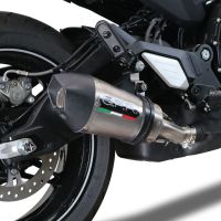 Escape compatible con Cf Moto 700 CL-X Adv 2022-2024, Gpe Ann. titanium, Escape legal, homologado, silenciador con db killer desmontable y tubo de conexión específico 