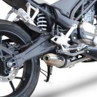 Escape compatible con Cf Moto 300 NK 2022-2024, Deeptone Inox, Escape completo racing, incluyendo colector y db killer desmontable, sin homologación 