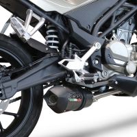 GPR escape compatible con  Cf Moto 300 NK 2022-2024, New Grand Prix Evo Poppy, Escape completo homologado y legal,con catalizador incluido db killer extraíble 