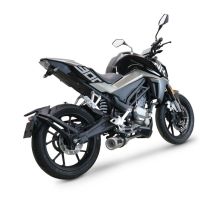 Escape compatible con Cf Moto 300 NK 2022-2024, M3 Inox , Escape completo homologado y legal,con catalizador incluido db killer extraíble 