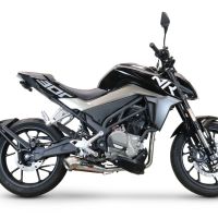 Escape compatible con Cf Moto 300 NK 2022-2024, Powercone Evo, Escape completo homologado y legal,con catalizador incluido db killer extraíble 