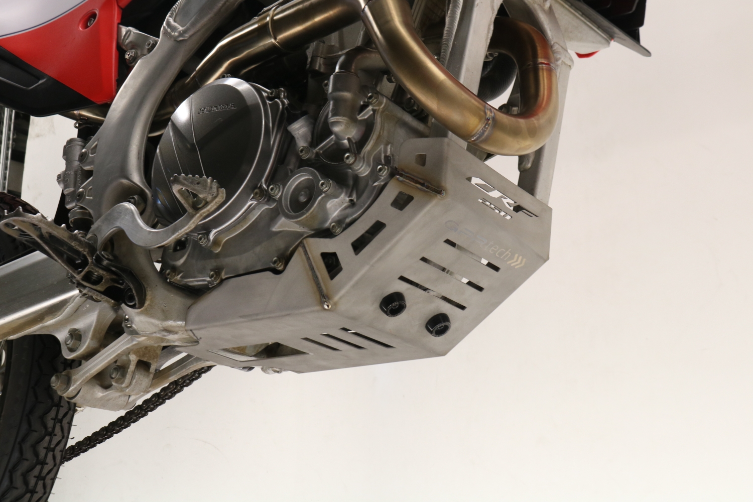 Protección del motor en titanio GPR TECH compatible con  Honda Crf 400 RX 2021/2024
