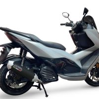 Escape compatible con Zontes D 125 2022-2024, Pentascooter, Escape completo homologado y legal,con catalizador incluido db killer extraíble 