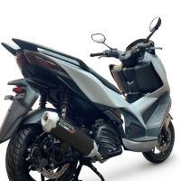 Escape compatible con Zontes D 125 2022-2024, Pentascooter, Escape completo homologado y legal,con catalizador incluido db killer extraíble 