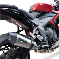 GPR escape compatible con  Triumph Daytona 660 2023-2025, New Grand Prix Evo Titanium, Escape completo homologado y legal,con catalizador incluido db killer extraíble 
