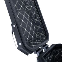 Par de maletas laterales en aluminio color negro con portaequipajes específico GPR TECH compatible con  Kawasaki Versys 650 2015/2016 e3