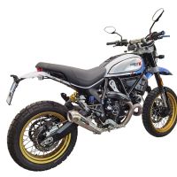 Escape compatible con Ducati Scrambler 800 Urban Motard 2021-2023, Powercone Evo, Escape legal, homologado, silenciador con catalizador, db killer desmontable y tubo de conexión específico 