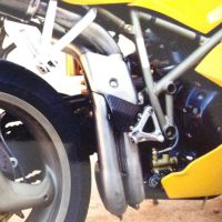 Escape compatible con Ducati 998 -R -FE 2001-2004, M3 Titanium Natural, Escape semi-completo homologado,con par de terminales con db killer extraible 