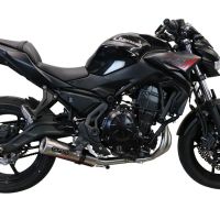 Escape compatible con Kawasaki Z 650 2017-2020, M3 Inox , Escape completo homologado y legal,con catalizador incluido db killer extraíble 