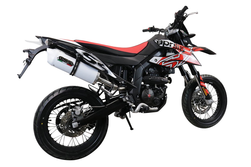 Escape compatible con Aprilia Sx 125 2021-2024, Albus Evo4, Escape homologado, legal, con db killer extraíble, tubo de conexión y catalizador 