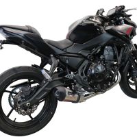 Escape compatible con Kawasaki Z 650 2017-2020, GP Evo4 Titanium, Escape completo homologado y legal,con catalizador incluido db killer extraíble 
