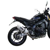 Escape compatible con Yamaha Mt-09 2021-2023, Albus Evo4, Escape completo homologado y legal,con catalizador incluido db killer extraíble 