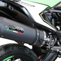 Escape compatible con Ktm Duke 125 2011-2016, Furore Nero, Escape racing, silenciador con tubo de conexion, articulo sin homologacion 
