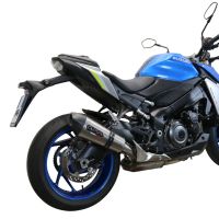 Escape compatible con Suzuki Gsx-S 1000 GT 2021-2025, GP Evo4 Titanium, Escape legal, homologado, silenciador con db killer desmontable y tubo de conexión específico 