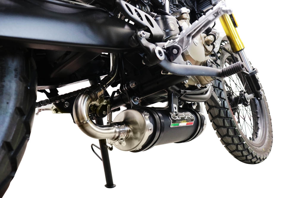 Escape compatible con F.B. Mondial Hps 125 2018-2020, Decatalizzatore, Tubo supresor de catalizador 