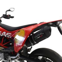 Escape compatible con Gas Gas SM 700 2023-2024, Furore Evo4 Nero, Escape homologado, legal, con db killer extraíble, tubo de conexión y catalizador 