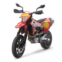 GPR escape compatible con  Gas Gas ES 700 2023-2024, New Grand Prix Evo Poppy, Escape homologado, legal, con db killer extraíble, tubo de conexión y catalizador 