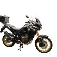 Baúl en aluminio, color negro con placa específica incluida Baúl GPR TECH compatible con  Honda Crf 1100 L Africa Twin 2020/2024 e5