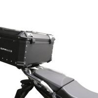 Baúl en aluminio, color negro con placa específica incluida Baúl GPR TECH compatible con  Honda Crf 1100 L Africa Twin 2020/2024 e5