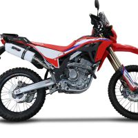 Escape compatible con Honda Crf 300 L - Rally 2021-2024, Albus Evo4, Escape homologado, legal, con db killer extraíble, tubo de conexión y catalizador 