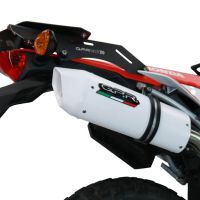 Escape compatible con Honda Crf 300 L - Rally 2021-2024, Albus Evo4, Escape homologado, legal, con db killer extraíble, tubo de conexión y catalizador 