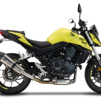 Escape compatible con Honda CB 750 Hornet 2023-2024, GP Evo4 Titanium, Escape legal, homologado, silenciador con db killer desmontable y tubo de conexión específico 