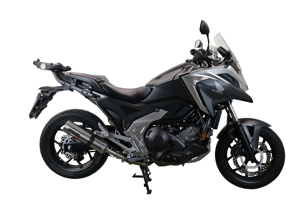 Escape compatible con Honda Nc 750 X - S Dct 2017-2020, M3 Inox , Escape legal, homologado, silenciador con db killer desmontable y tubo de conexión específico 