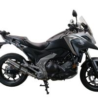 Escape compatible con Honda Nc 750 X - S Dct 2017-2020, M3 Inox , Escape legal, homologado, silenciador con db killer desmontable y tubo de conexión específico 