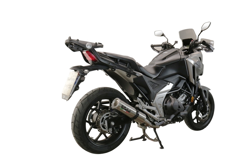 Escape compatible con Honda Nc 750 X - S Dct 2017-2020, M3 Inox , Escape legal, homologado, silenciador con db killer desmontable y tubo de conexión específico 