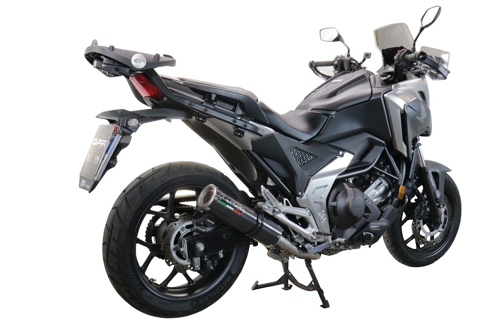 Escape compatible con Honda Nc 750 X - S Dct 2014-2015, M3 Inox , Escape legal, homologado, silenciador con db killer desmontable y tubo de conexión específico 