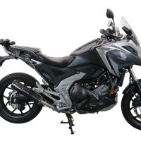 Escape compatible con Honda Nc 750 X - S Dct 2014-2015, M3 Inox , Escape legal, homologado, silenciador con db killer desmontable y tubo de conexión específico 