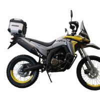 Baúl en aluminio color plata con placa específica incluida Baúl GPR TECH compatible con  Voge 300Rally 2022/2024 e5