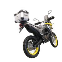 Baúl en aluminio color plata con placa específica incluida Baúl GPR TECH compatible con  Voge 300Rally 2022/2024 e5