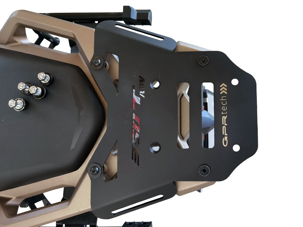 Placa de fijación específica Top Case ALPITECH 55 LT GPR TECH compatible con  Zontes 350 T2 ADV 2022/2024 e5