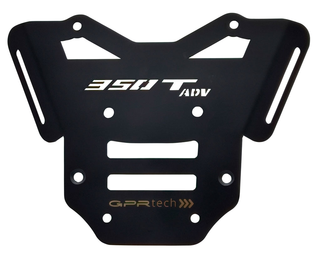 Placa de fijación específica Top Case ALPITECH 55 LT GPR TECH compatible con  Zontes 350 T2 ADV 2022/2024 e5