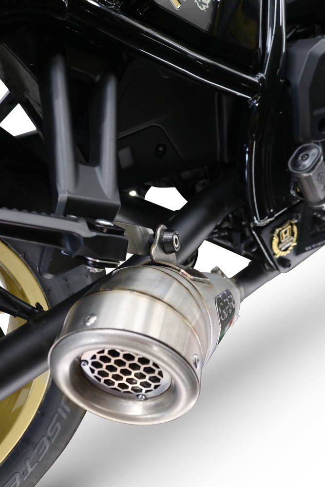 Escape compatible con Honda Cmx 1100 Rebel 2021-2024, Powercone Evo, Escape legal, homologado, silenciador con db killer desmontable y tubo de conexión específico 
