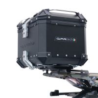 Baúl en aluminio, color negro con placa específica incluida Baúl GPR TECH compatible con  Zontes 350 T1 ADV 2022/2024 e5