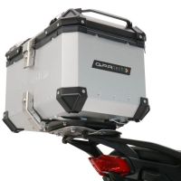 Baúl en aluminio color plata con placa específica incluida GPR TECH compatible con  Ducati Multistrada V4 / V4S / V4S Sport 1100 2021/2024