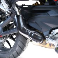 Escape compatible con Ducati Multistrada V4 Grand Tour 2024-2025, Furore Evo4 Nero, Escape legal, homologado, silenciador con db killer desmontable y tubo de conexión específico 