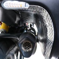 Escape compatible con Ducati Multistrada V4 - S 2022-2024, Furore Evo4 Nero, Escape legal, homologado, silenciador con db killer desmontable y tubo de conexión específico 