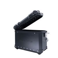 Par de maletas laterales en aluminio color negro con portaequipajes específico GPR TECH compatible con  Kawasaki Versys 650 2015/2016 e3