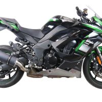 Escape compatible con Kawasaki Ninja 1000 Sx 2020-2020, Furore Evo4 Nero, Escape legal, homologado, silenciador con db killer desmontable y tubo de conexión específico 