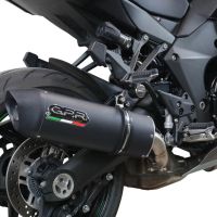 Escape compatible con Kawasaki Ninja 1000 Sx 2020-2020, Furore Evo4 Nero, Escape legal, homologado, silenciador con db killer desmontable y tubo de conexión específico 